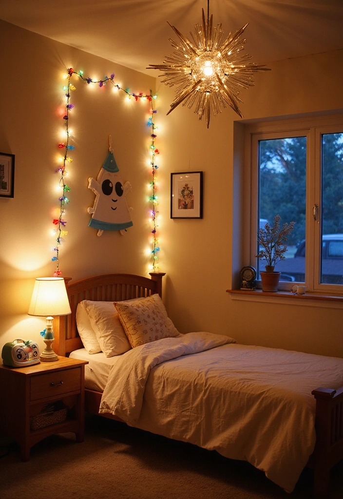 How to Create Fun and Creative Kids Room Decor: Top Tips for a Playful Space - 3. Playful Lighting Solutions