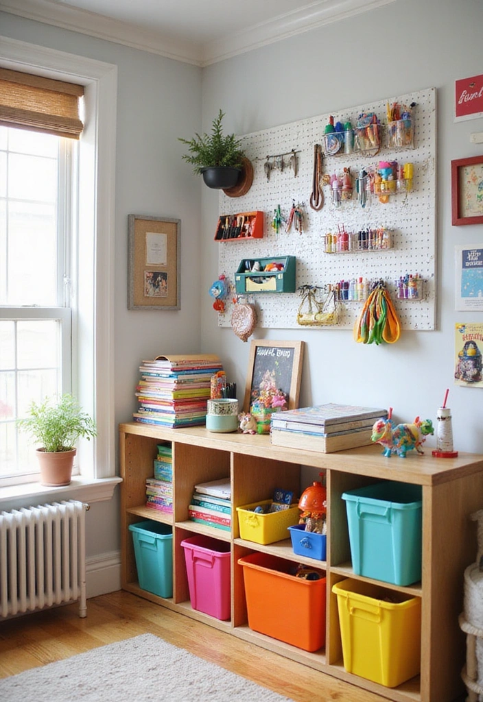 How to Create Fun and Creative Kids Room Decor: Top Tips for a Playful Space - 9. Creative Organizational Solutions