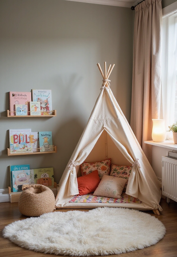 How to Create Fun and Creative Kids Room Decor: Top Tips for a Playful Space - 4. Cozy Reading Nook